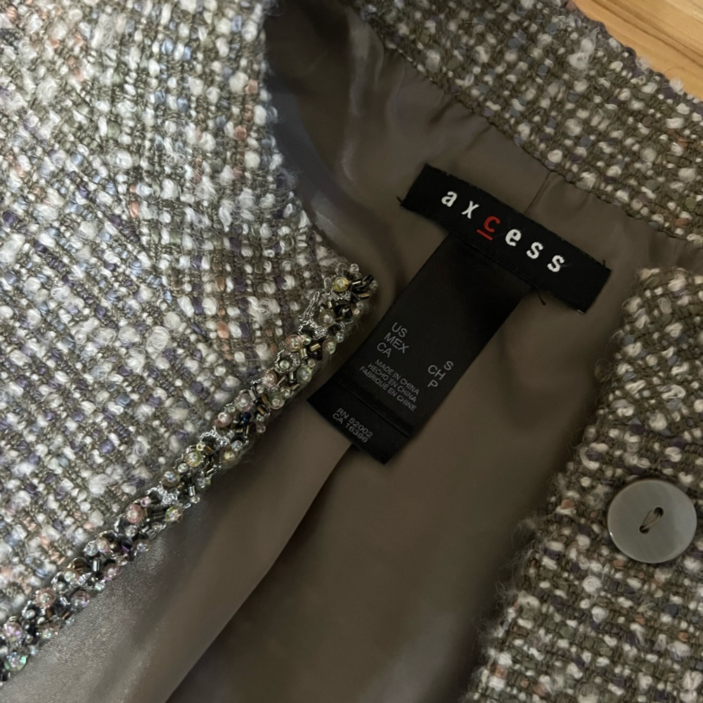 Axcess Multicolor Tweed Jacket - Picture 3 of 6